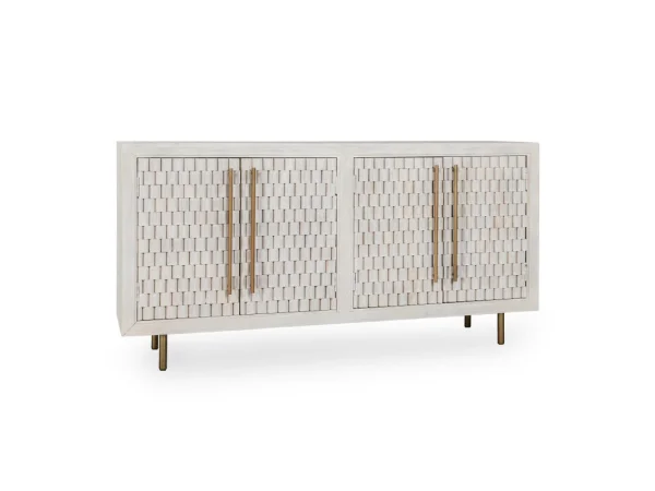 Norwood Solid Wood 4dr Buffet Dining Storage Classic Home