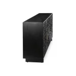 Albero Solid Wood 4dr Buffet – Black Dining Storage black 18