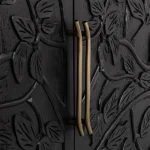 Albero Solid Wood 4dr Buffet – Black Dining Storage black 21
