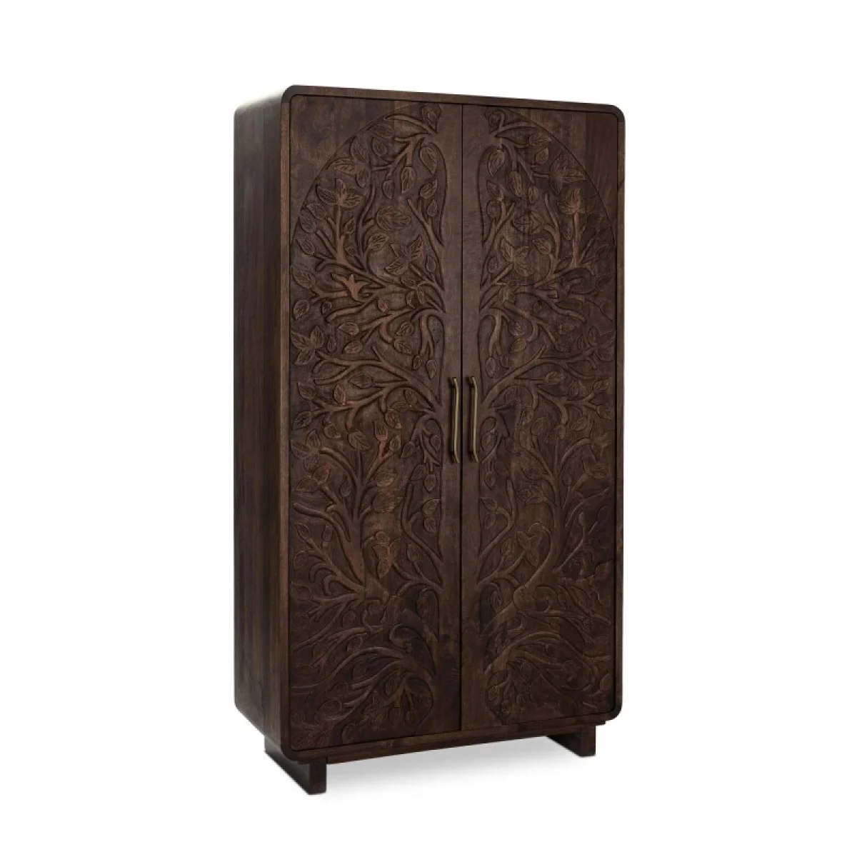 Albero Solid Wood Tall Cabinet Accent Furniture Accent Furniture 4