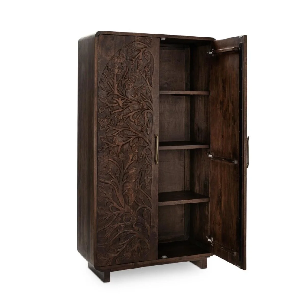Albero Solid Wood Tall Cabinet Accent Furniture Accent Furniture 9