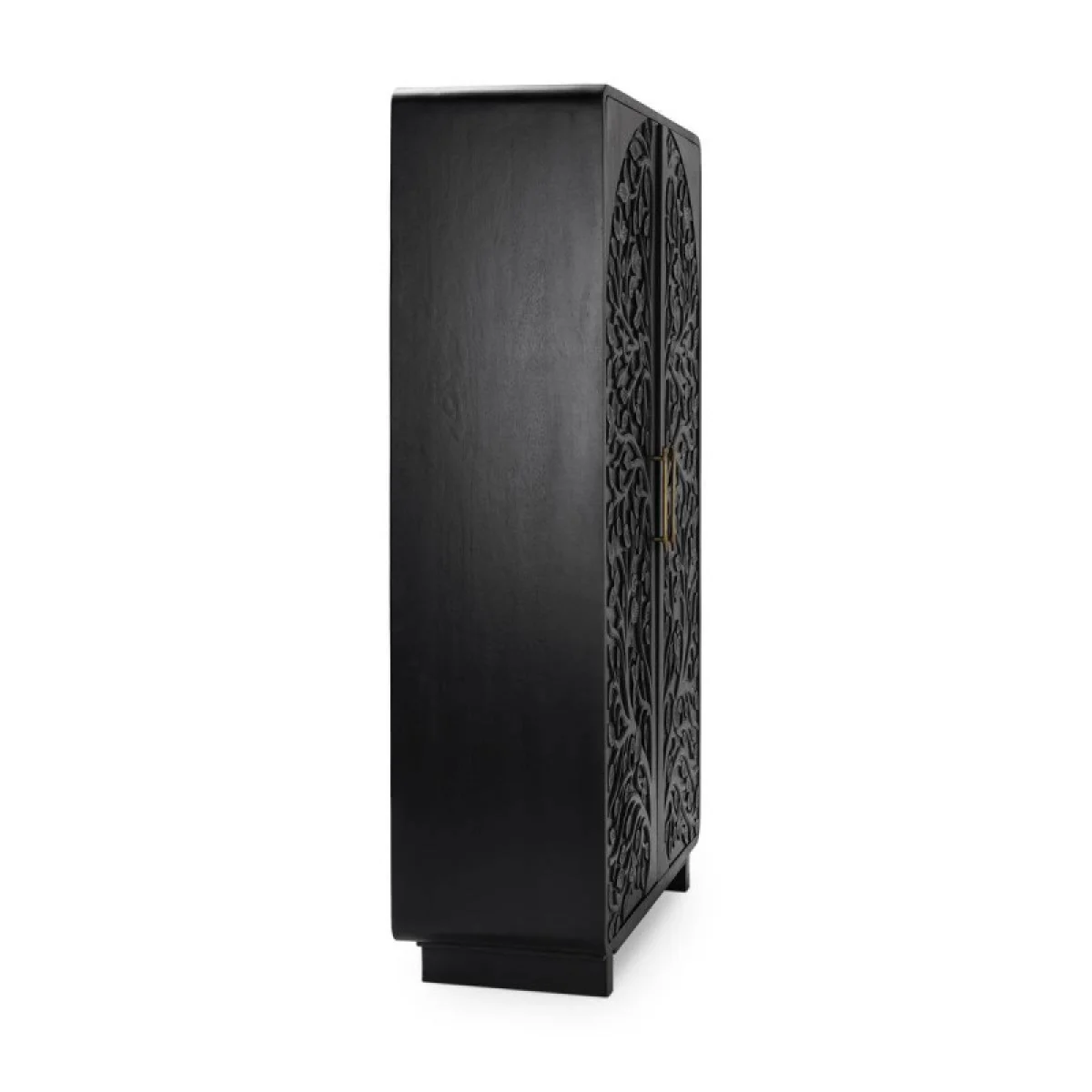 Albero Solid Wood Tall Cabinet – Black Accent Furniture Accent Furniture 7