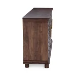 Shira Solid Wood 4dr Buffet Dining Storage Brown 18