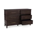 Westlake Solid Wood 6dwr Dresser Dressers Brown 25