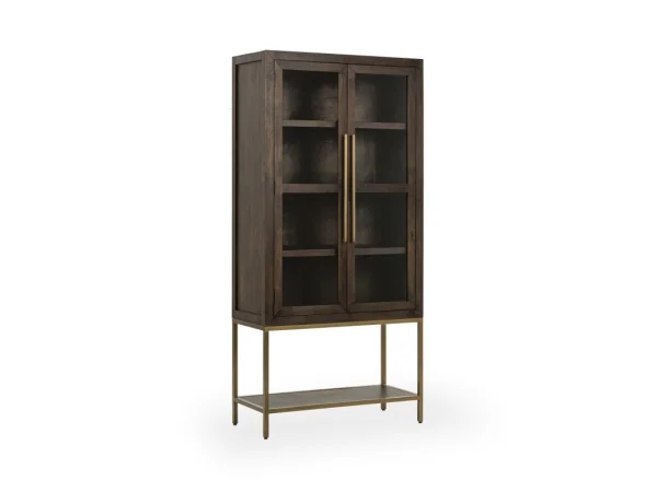 Freemont Solid Wood Tall Cabinet Accent Furniture Accent Furniture