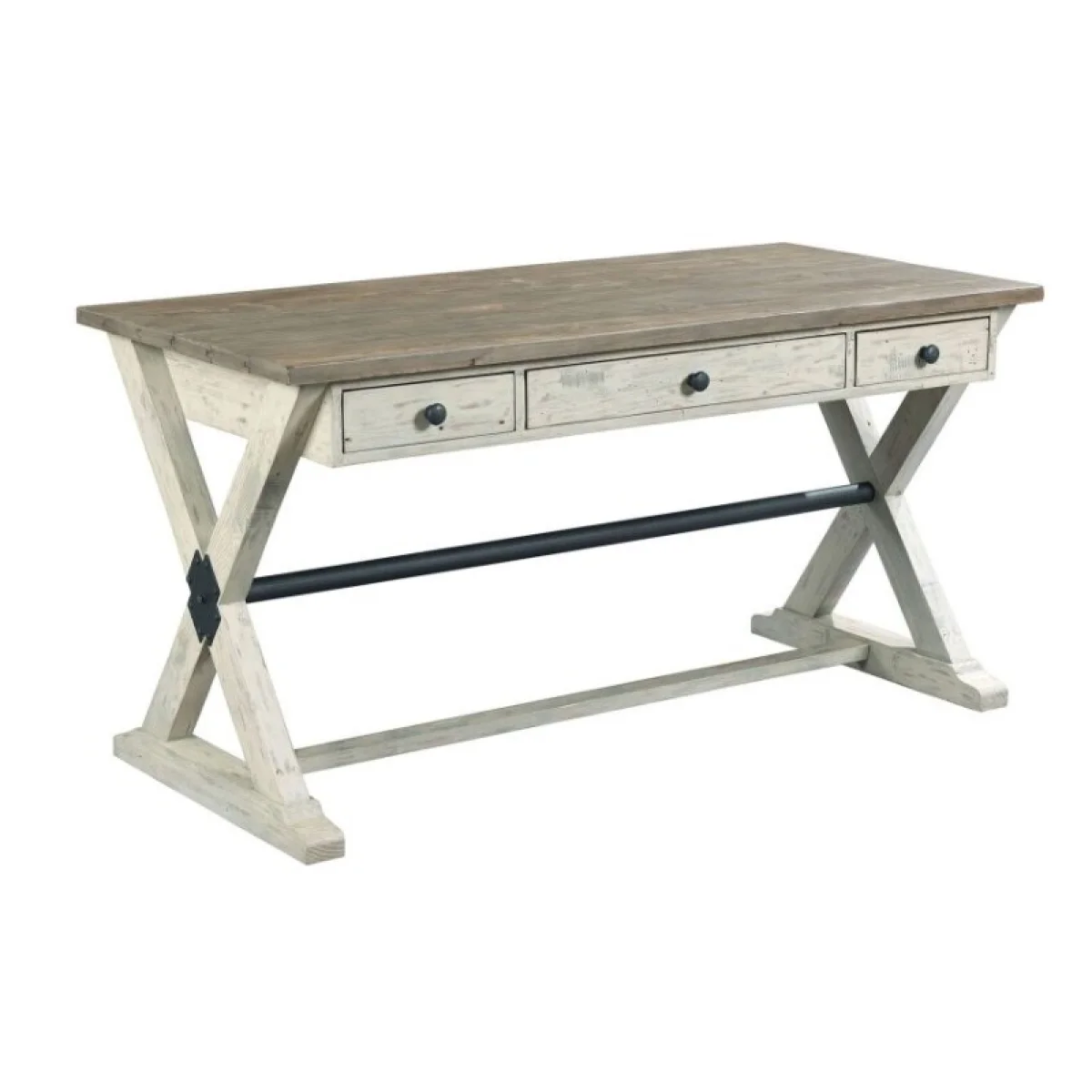 Reclamation Place Trestle Desk Desks Cream 4