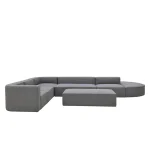 Malibu Upholstered Corner Chair Sectionals Classic Home 21
