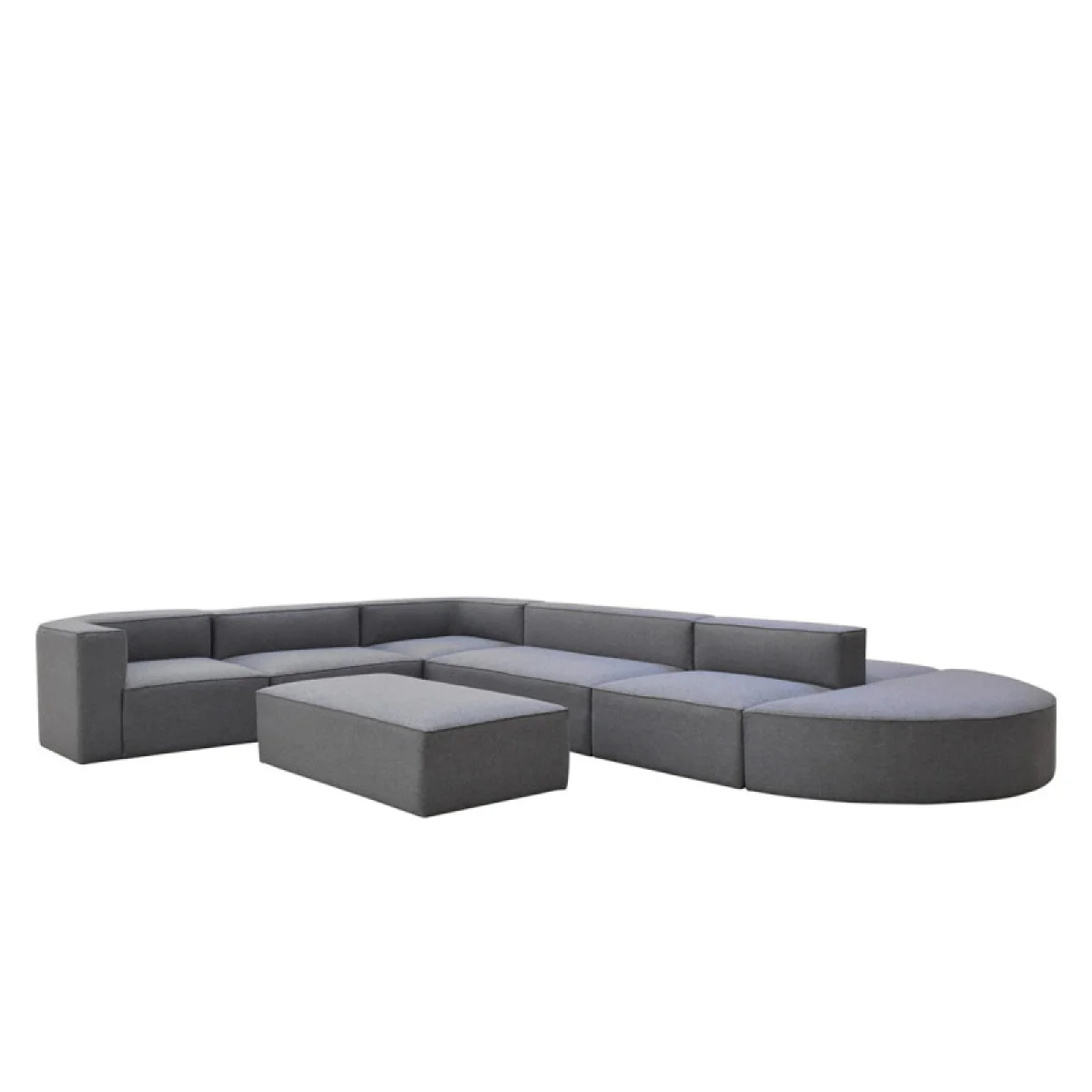 Malibu Upholstered Rectangle Ottoman Small Ottomans & Poufs Classic Home 8
