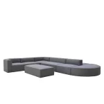 Malibu Upholstered Rectangle Ottoman Small Ottomans & Poufs Classic Home 21