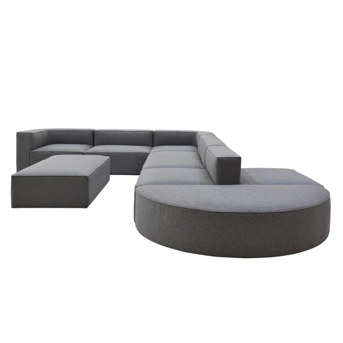Malibu Upholstered Rectangle Ottoman Small Ottomans & Poufs Classic Home 9