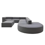 Malibu Upholstered Rectangle Ottoman Small Ottomans & Poufs Classic Home 22