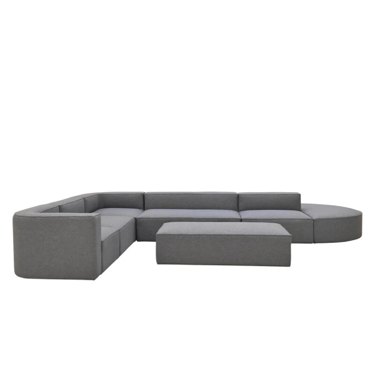 Malibu Upholstered Rectangle Ottoman Small Ottomans & Poufs Classic Home 10