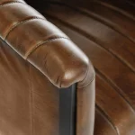 Seville Leather Dining Chair Chairs & Benches Brown 19
