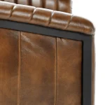 Seville Leather Dining Chair Chairs & Benches Brown 21