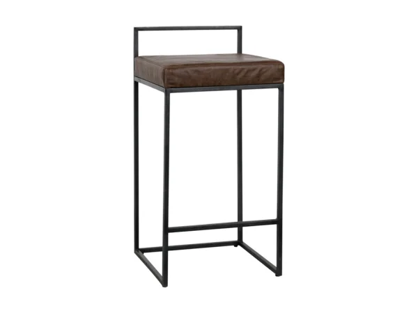 Belfort Leather Counter Stool Barstools Barstools