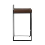 Belfort Leather Counter Stool Barstools Barstools 12