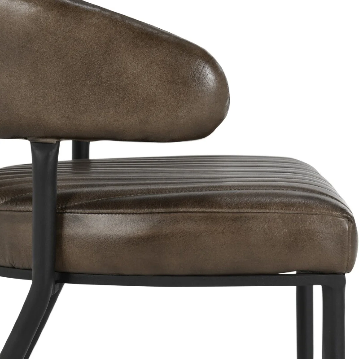 Umbria Leather Dining Chair Chairs & Benches Antique Brown 10