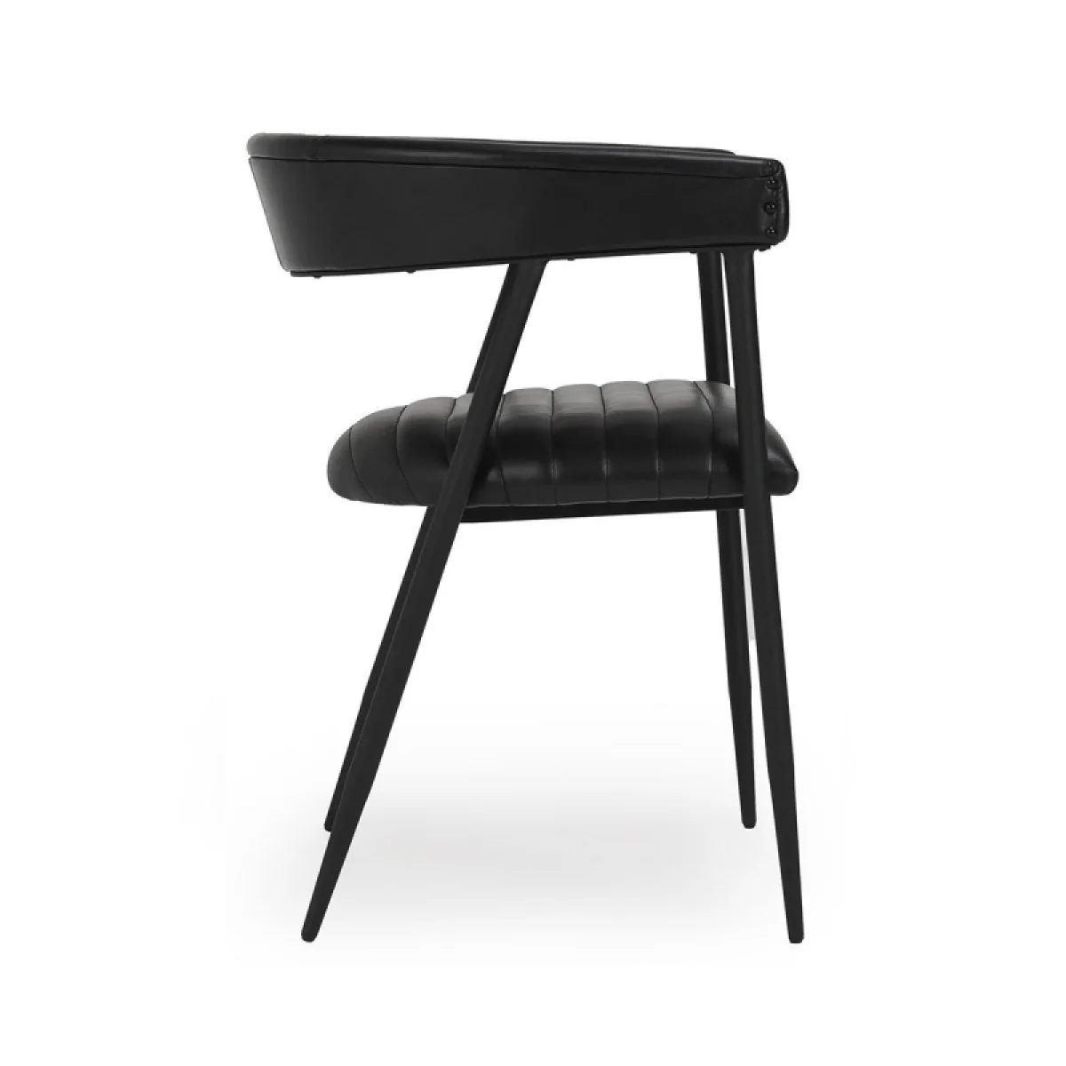 Preston Leather Dining Chair Chairs & Benches black 7