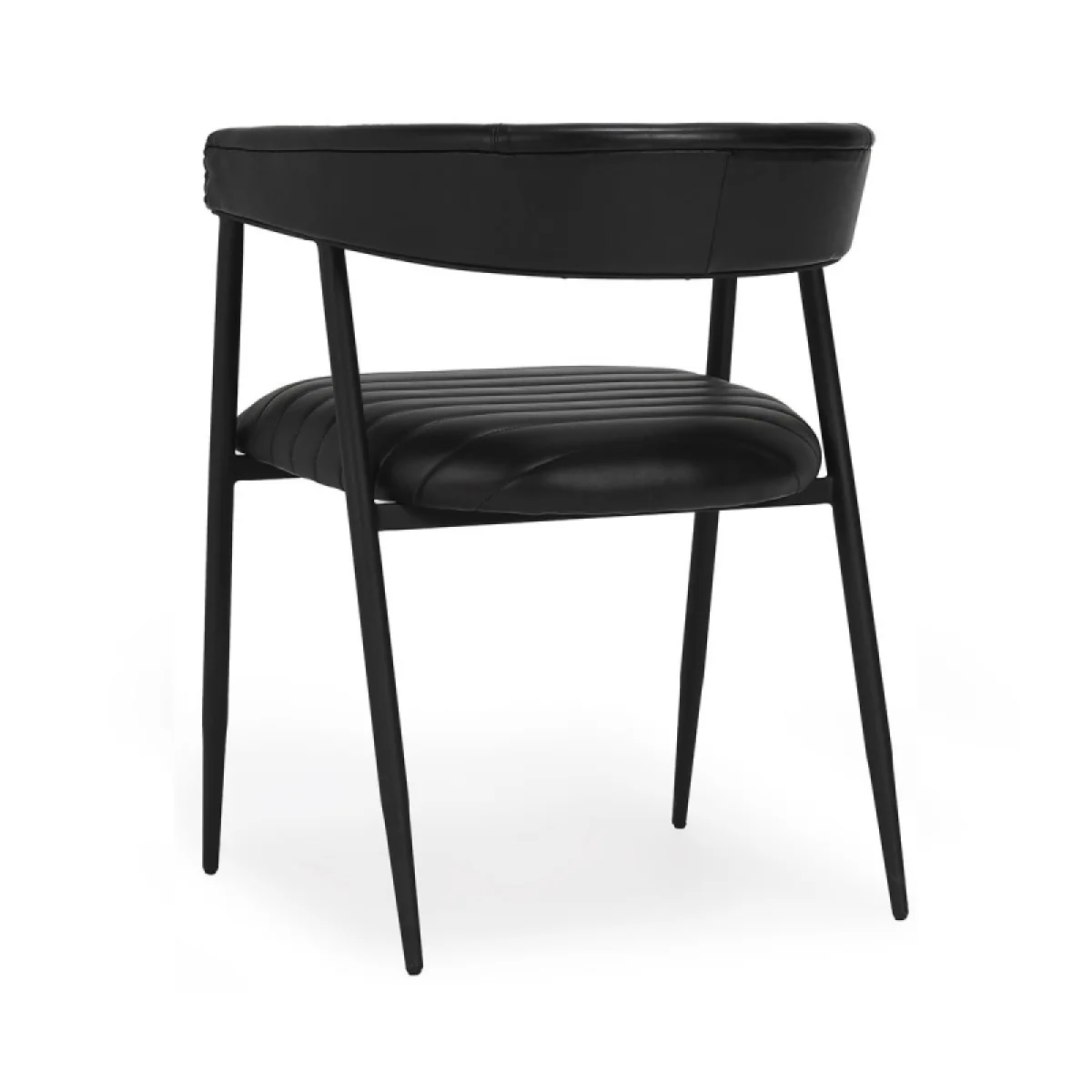 Preston Leather Dining Chair Chairs & Benches black 8