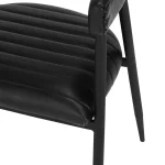 Preston Leather Dining Chair Chairs & Benches black 17
