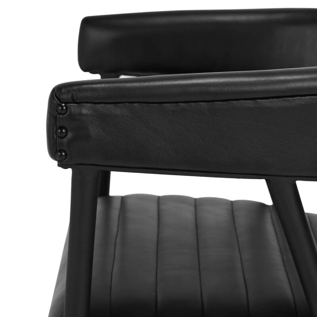 Preston Leather Dining Chair Chairs & Benches black 10