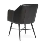 Leon Leather Dining Chair Chairs & Benches black 17