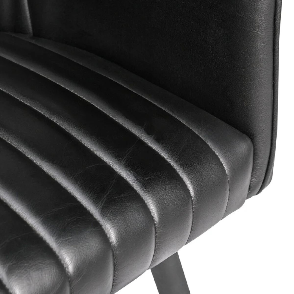 Leon Leather Dining Chair Chairs & Benches black 10