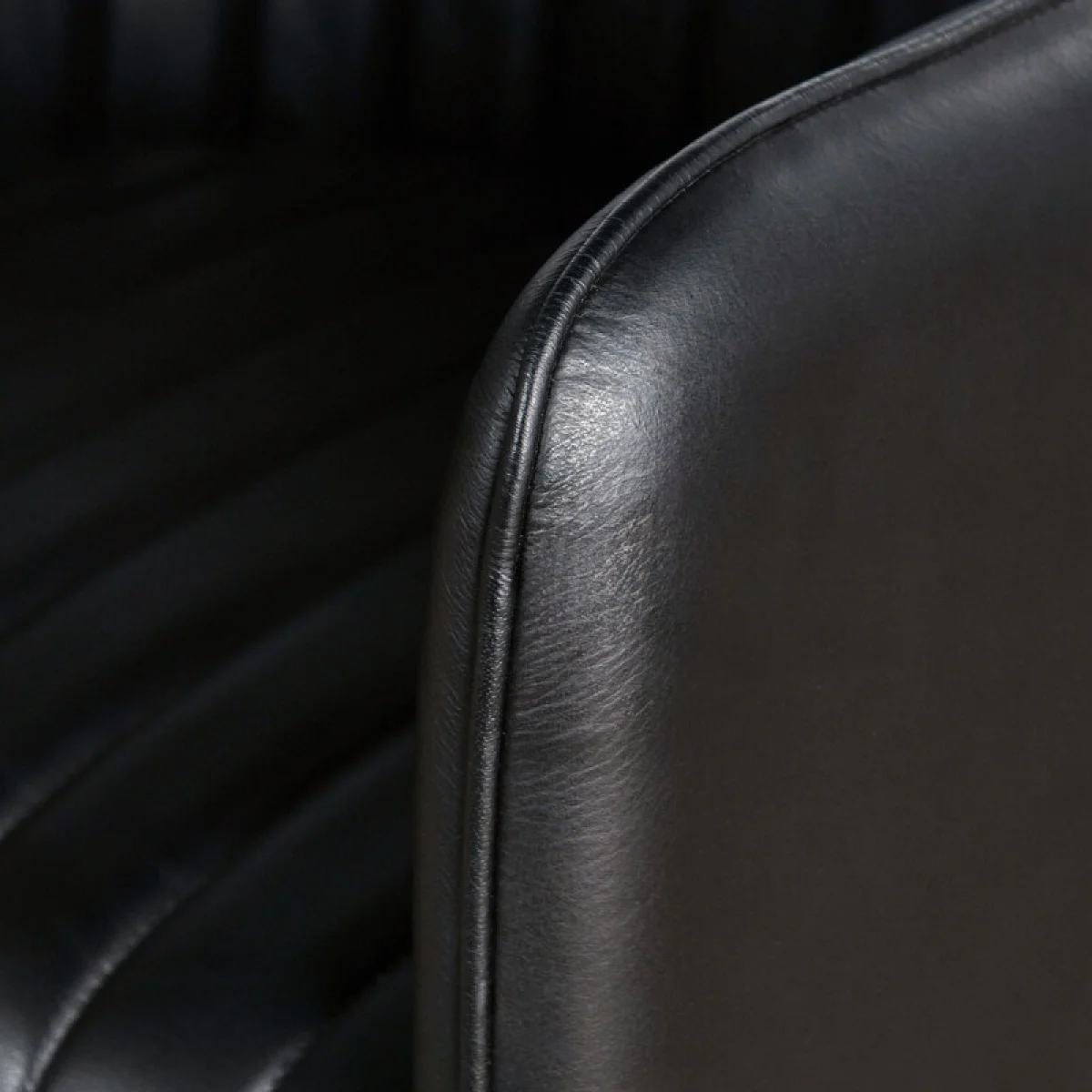 Leon Leather Dining Chair Chairs & Benches black 11