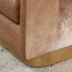 Lathe Leather/hide Accent Chair Chairs Brown 17