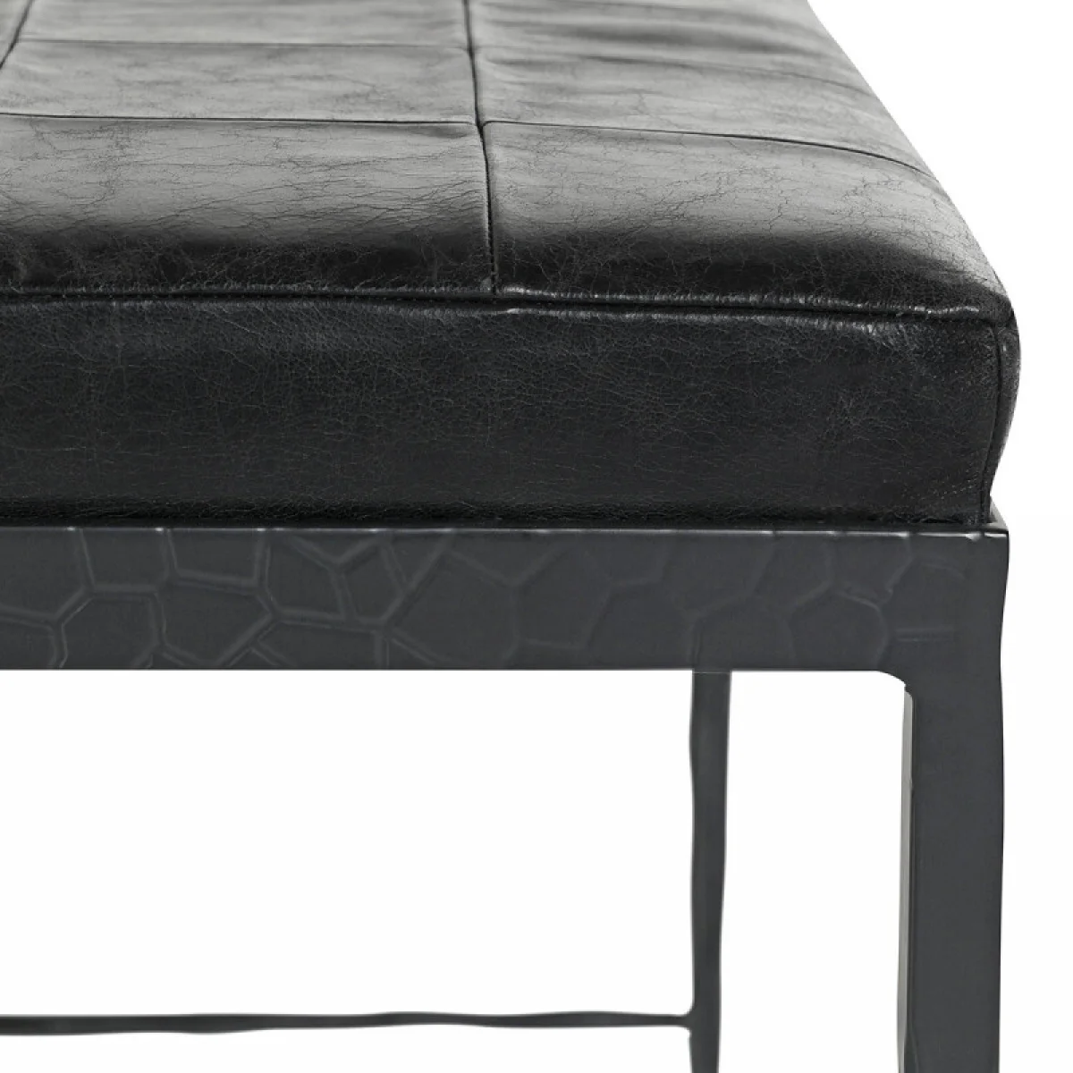 Malo Leather Bench Chairs & Benches black 6
