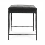 Malo Leather Bench Chairs & Benches black 16