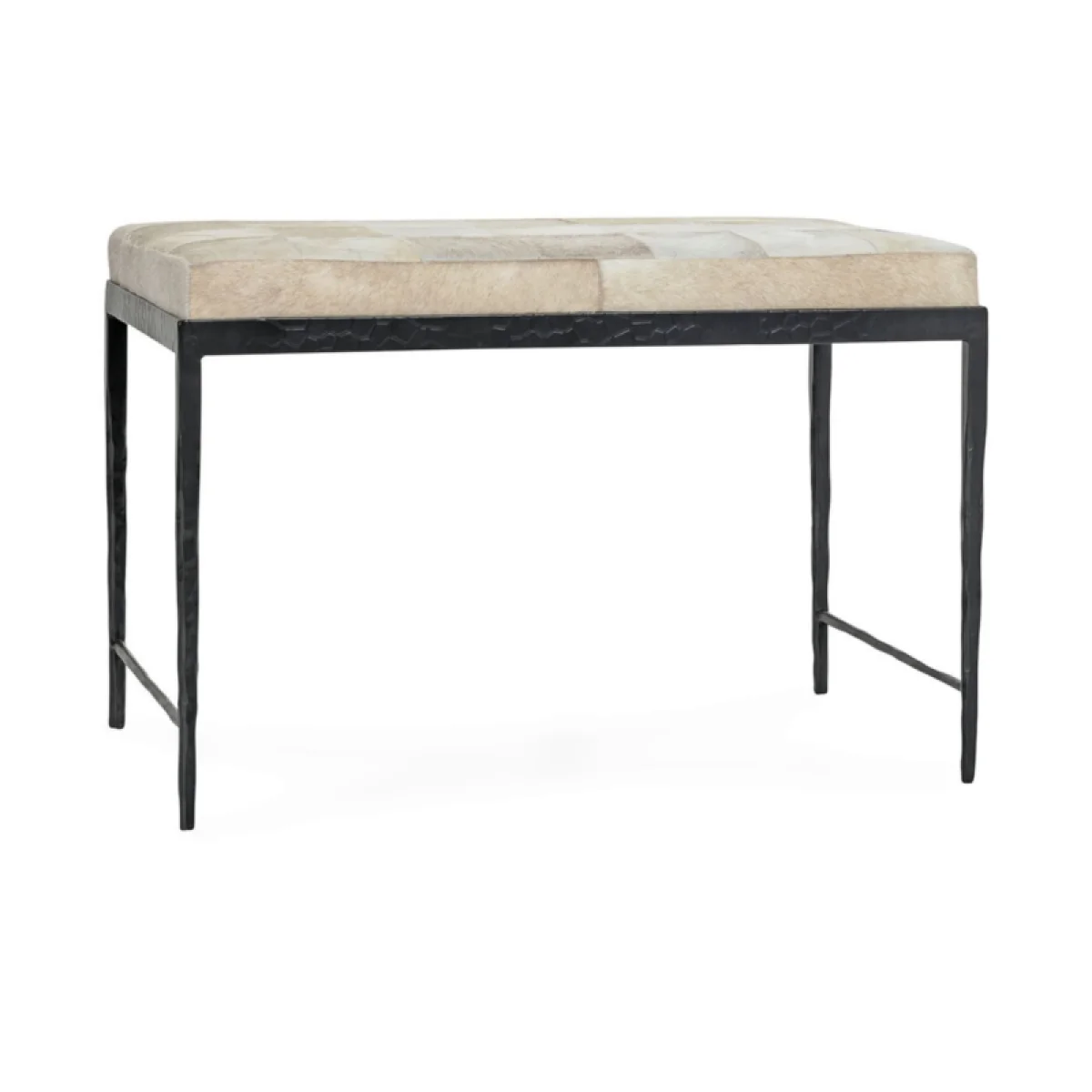 Achen Hide Bench – Ivory Chairs & Benches Chairs & Benches 4