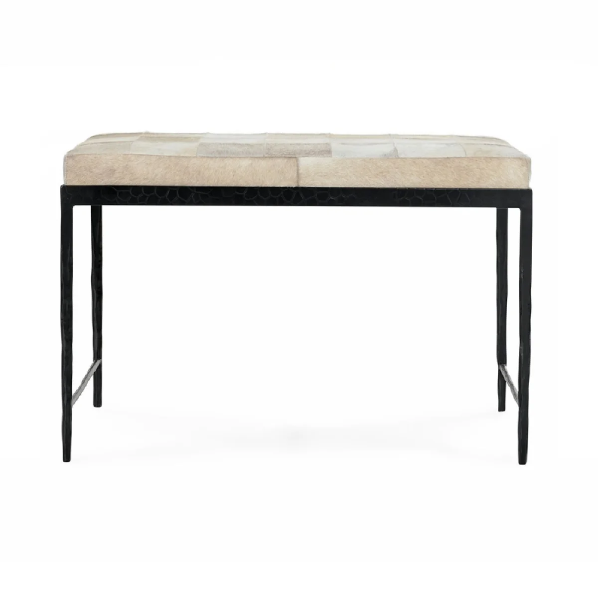 Achen Hide Bench – Ivory Chairs & Benches Chairs & Benches 6