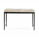 Achen Hide Bench – Ivory Chairs & Benches Chairs & Benches 14