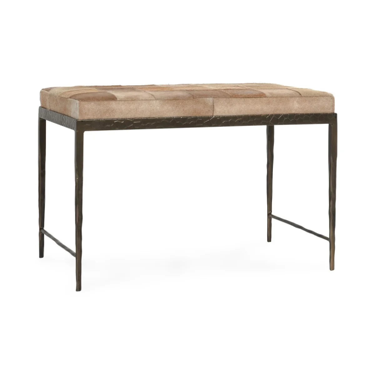 Achen Hide Bench Chairs & Benches Brown 4