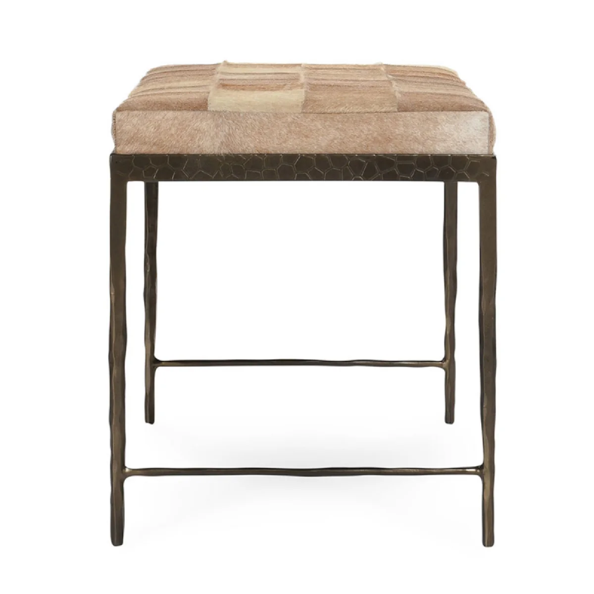 Achen Hide Bench Chairs & Benches Brown 7