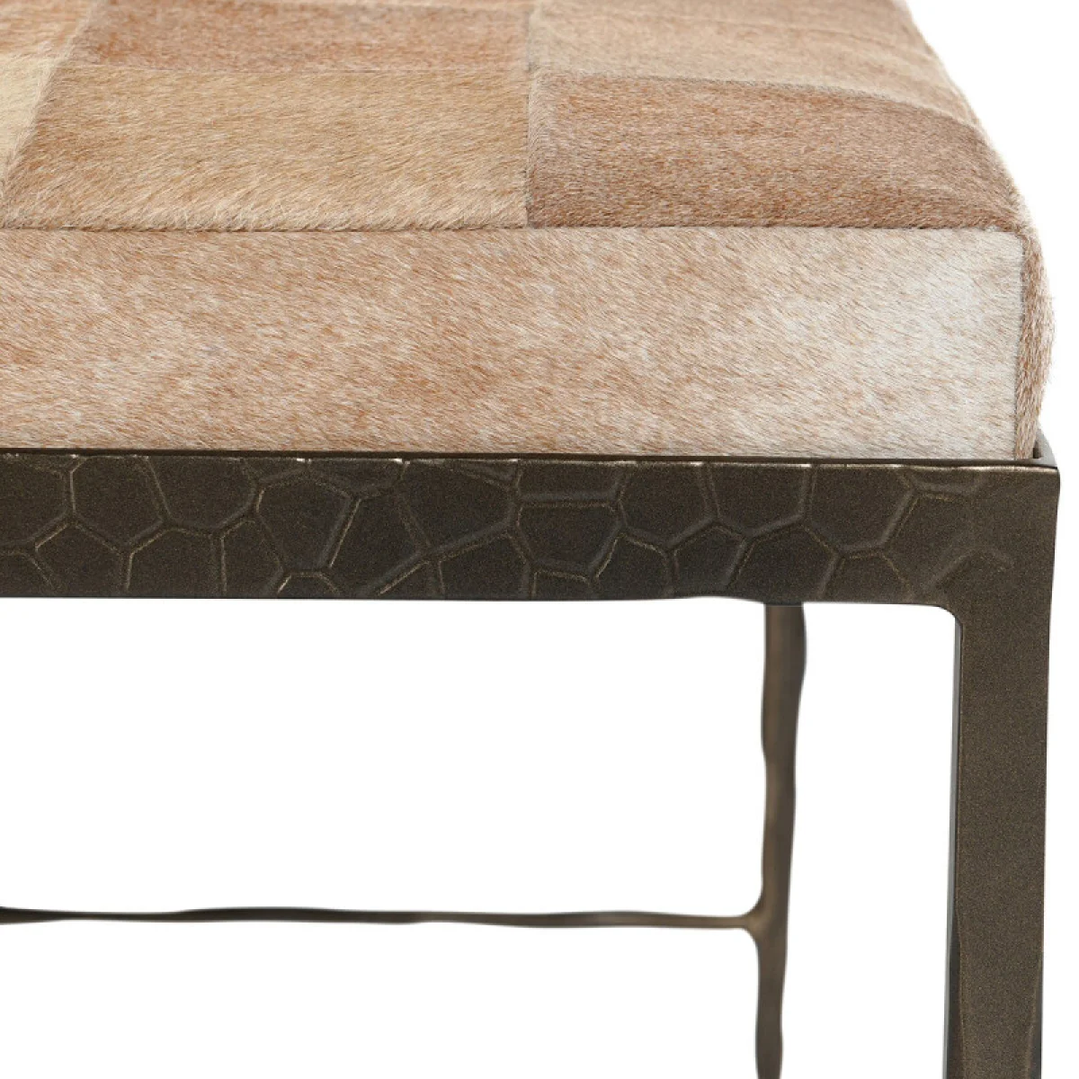 Achen Hide Bench Chairs & Benches Brown 8