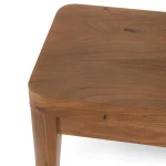 Arno Solid Wood Bench Chairs & Benches Amber Brown 16