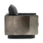 Lathe Hide Accent Chair - Rustic Shadow - Image 4