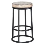 Jaden Solid Wood Counter Stool Barstools Antique White 8