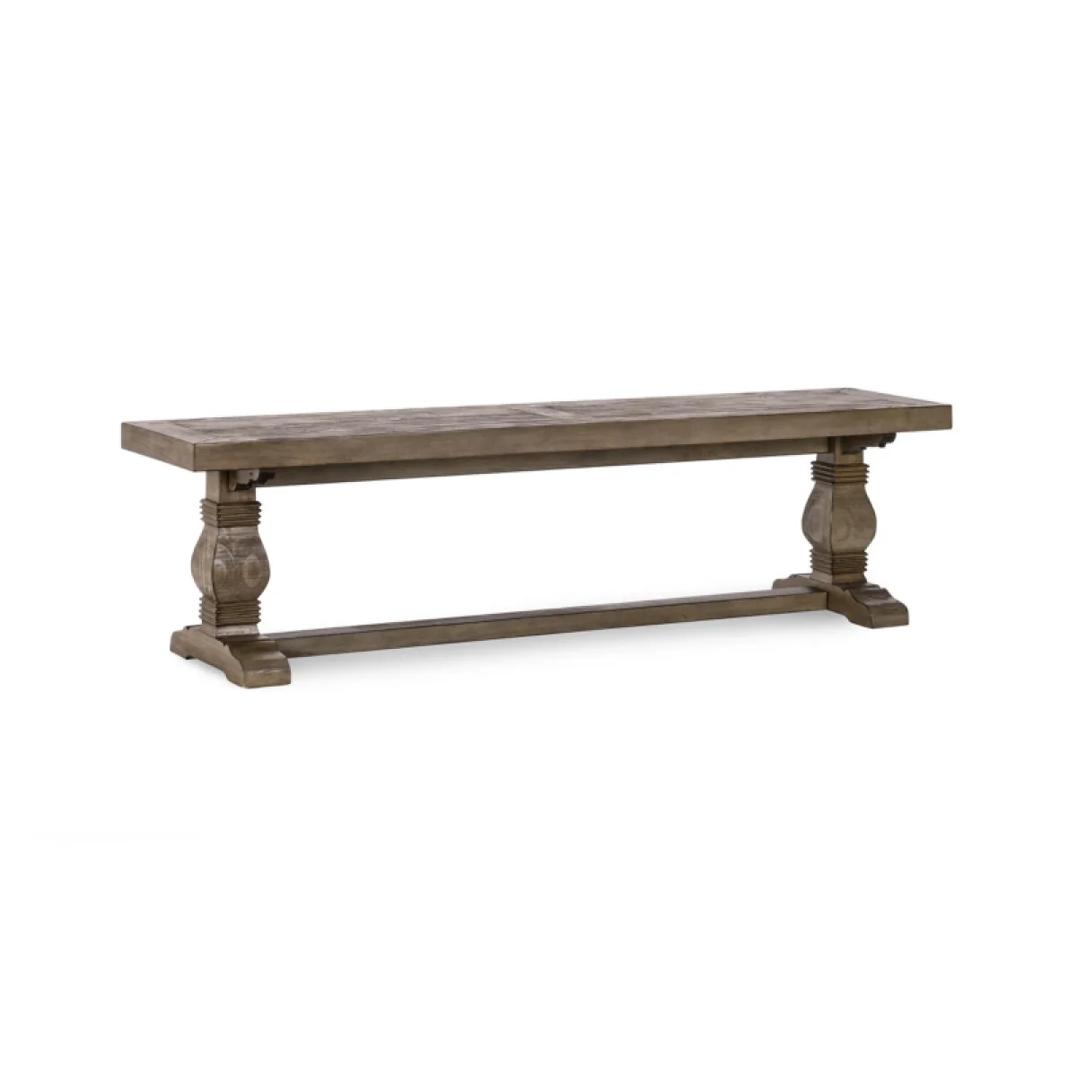 Caleb Solid Wood Bench Chairs & Benches Brown 4