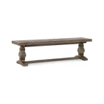 Caleb Solid Wood Bench Chairs & Benches Brown 14