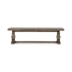 Caleb Solid Wood Bench Chairs & Benches Brown 16