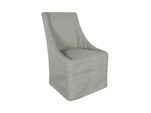Warwick Upholstered Rolling Dining Chair Chairs & Benches Chairs & Benches