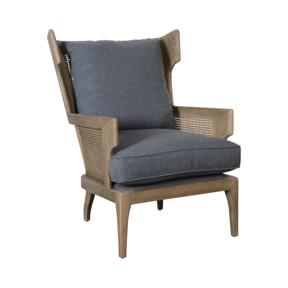 Lawrence Rattan Accent Chair Chairs blue 4