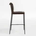 Mayer Leather Bar Stool - Truffle Brown - Image 4