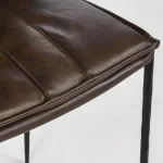 Mayer Leather Bar Stool - Truffle Brown - Image 5