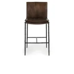 Mayer Leather Counter Stool – Truffle Brown Barstools Barstools 13