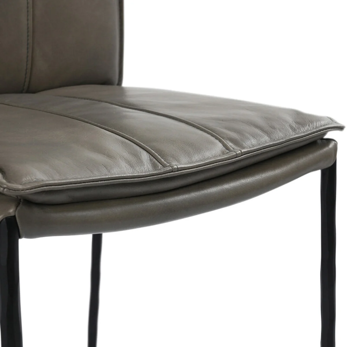 Mayer Leather Bar Stool – Pewter Gray Barstools Barstools 9