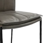 Mayer Leather Bar Stool – Pewter Gray Barstools Barstools 15